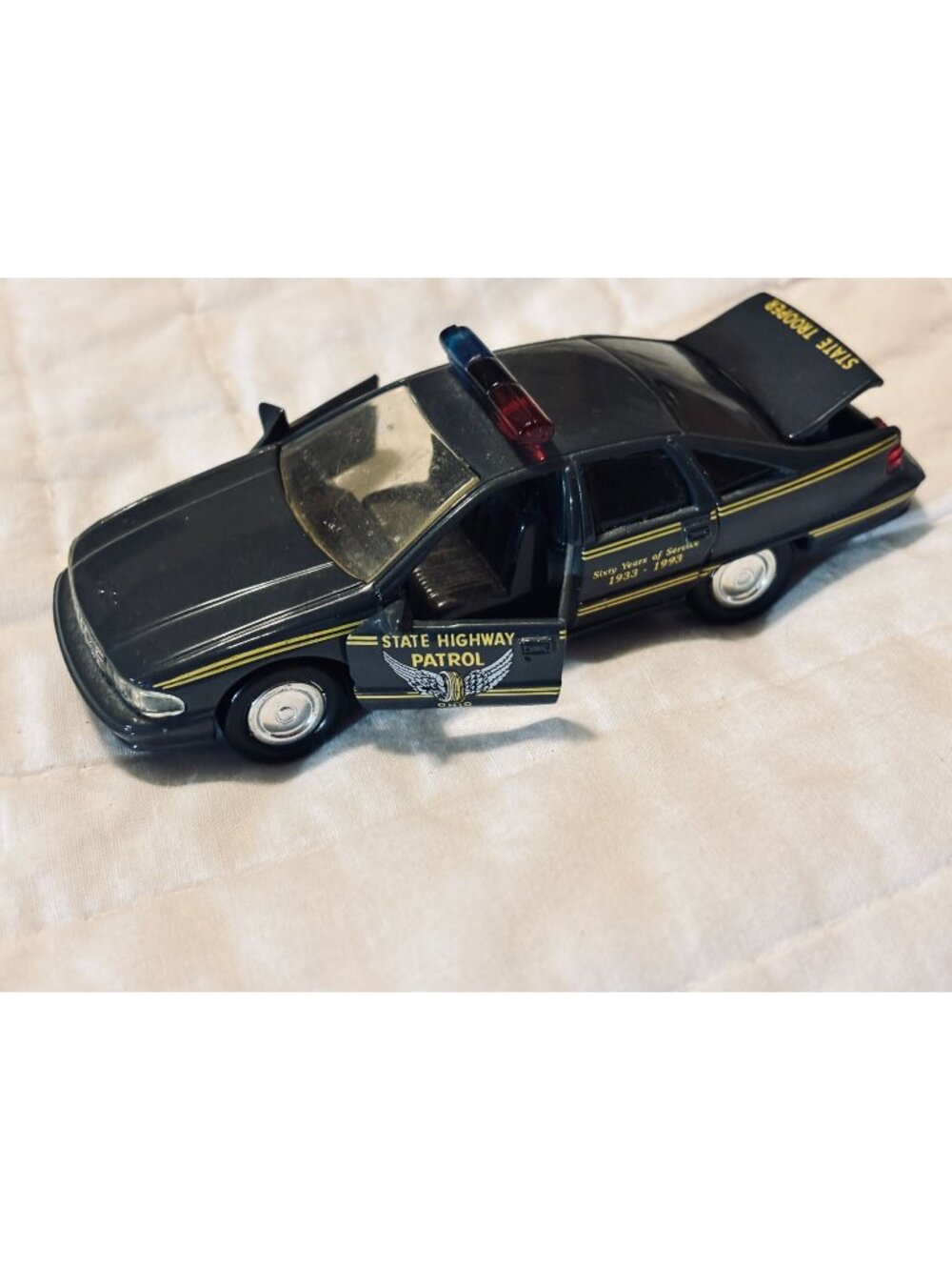 1993 Road Champs 1:43 Chevrolet Caprice Ohio State Highway Patrol Diecast